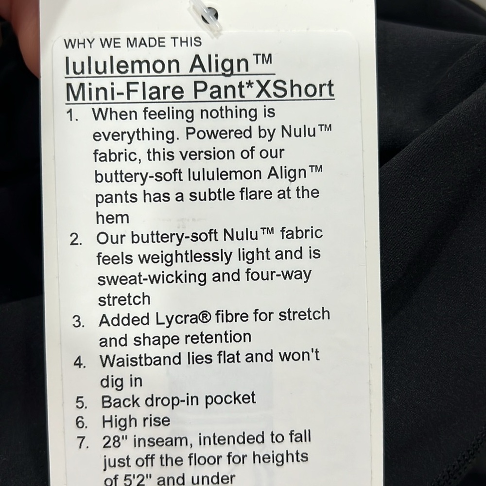 lululemon Align™ High-Rise Mini-Flare Pant Short - Picture 11 of 13